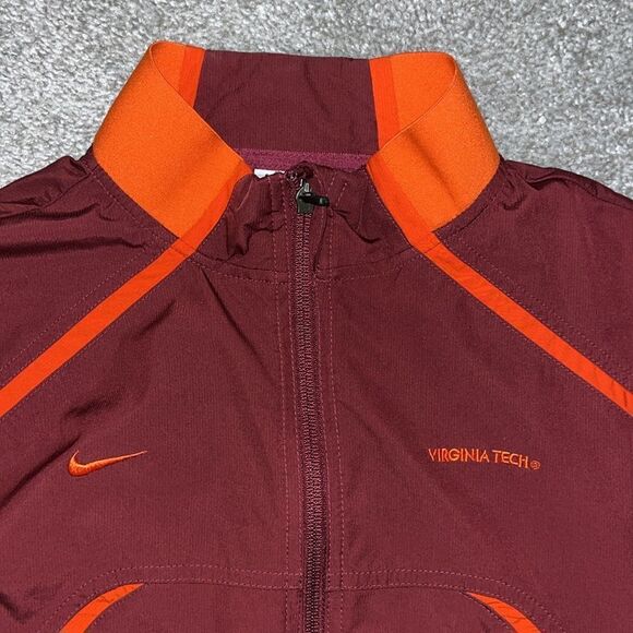 Boys Nike team authentic Virginia VT Tech Hokie’s team youth jacket full zipper - Picture 7 of 9